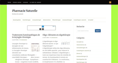Desktop Screenshot of pharmacienaturelle.eu